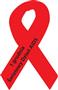 światowy dzień aids zdrowie logo wstążka